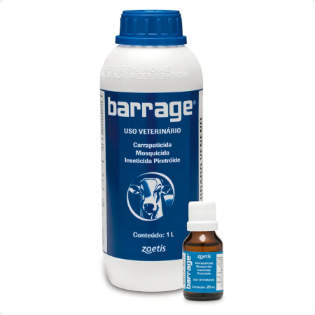 Zoetis Barrage Carrapaticida Mosquicida 1 Litro